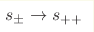 s_\pm \to s_{++}