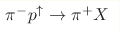 \pi^{-
}p^{\uparrow}\rightarrow\pi^{+}X
